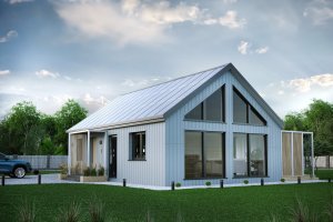 Dom prefabrykowany Sole 55 front