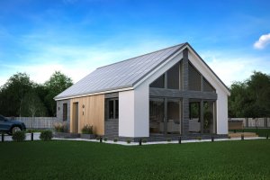Dom prefabrykowany Sole 85 tynk 1 