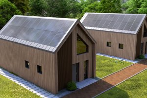 PROXI 70 dom prefabrykowany projekt wizualizacja 3